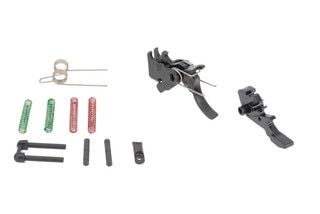 Hiperfire Hipertouch Reflex AR15 single stage trigger features a curved trigger bow